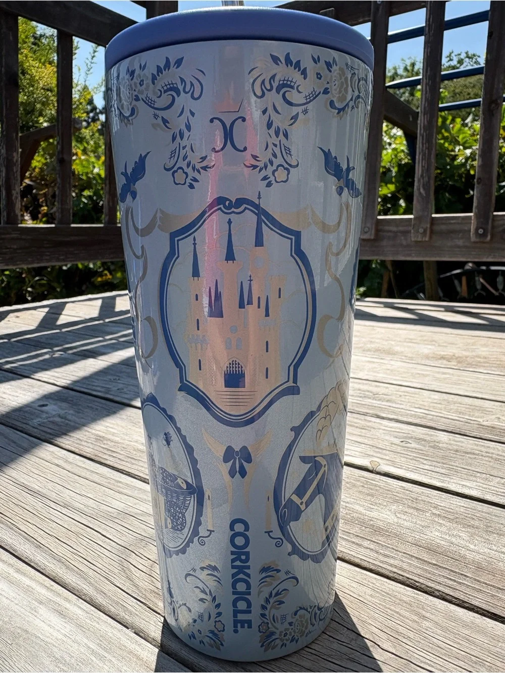 Disney Cinderella Corkcicle Travel Tumbler